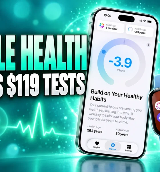iOS 27 Health app Health Age Quest blood test