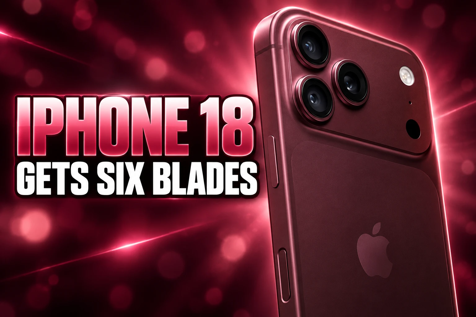 iPhone 18 Pro variable aperture six blades ships