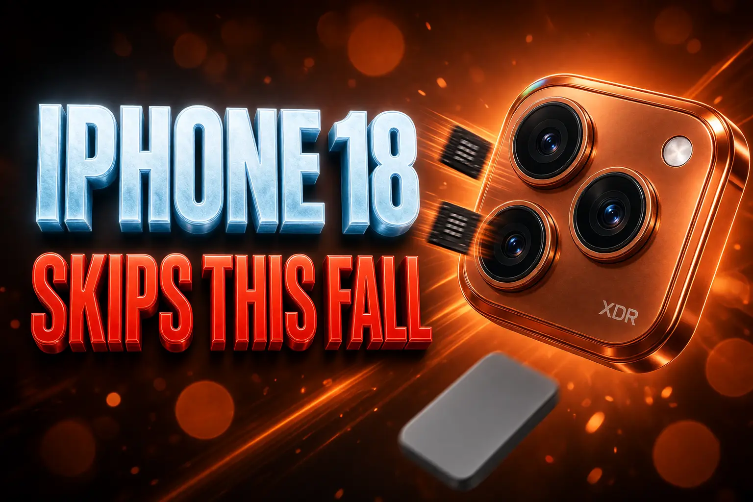 iPhone 18 skip September Apple Event chip shortage