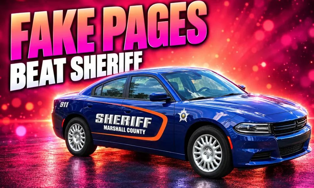 Marshall County sheriff AI fake pages beat office
