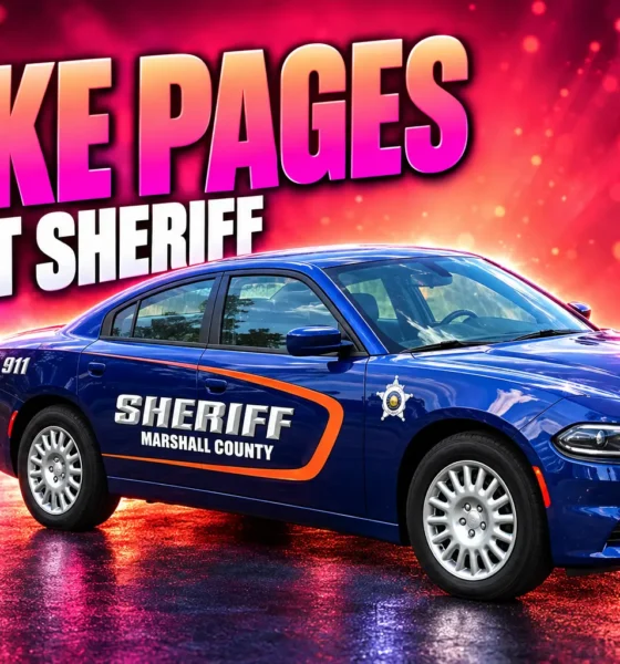 Marshall County sheriff AI fake pages beat office