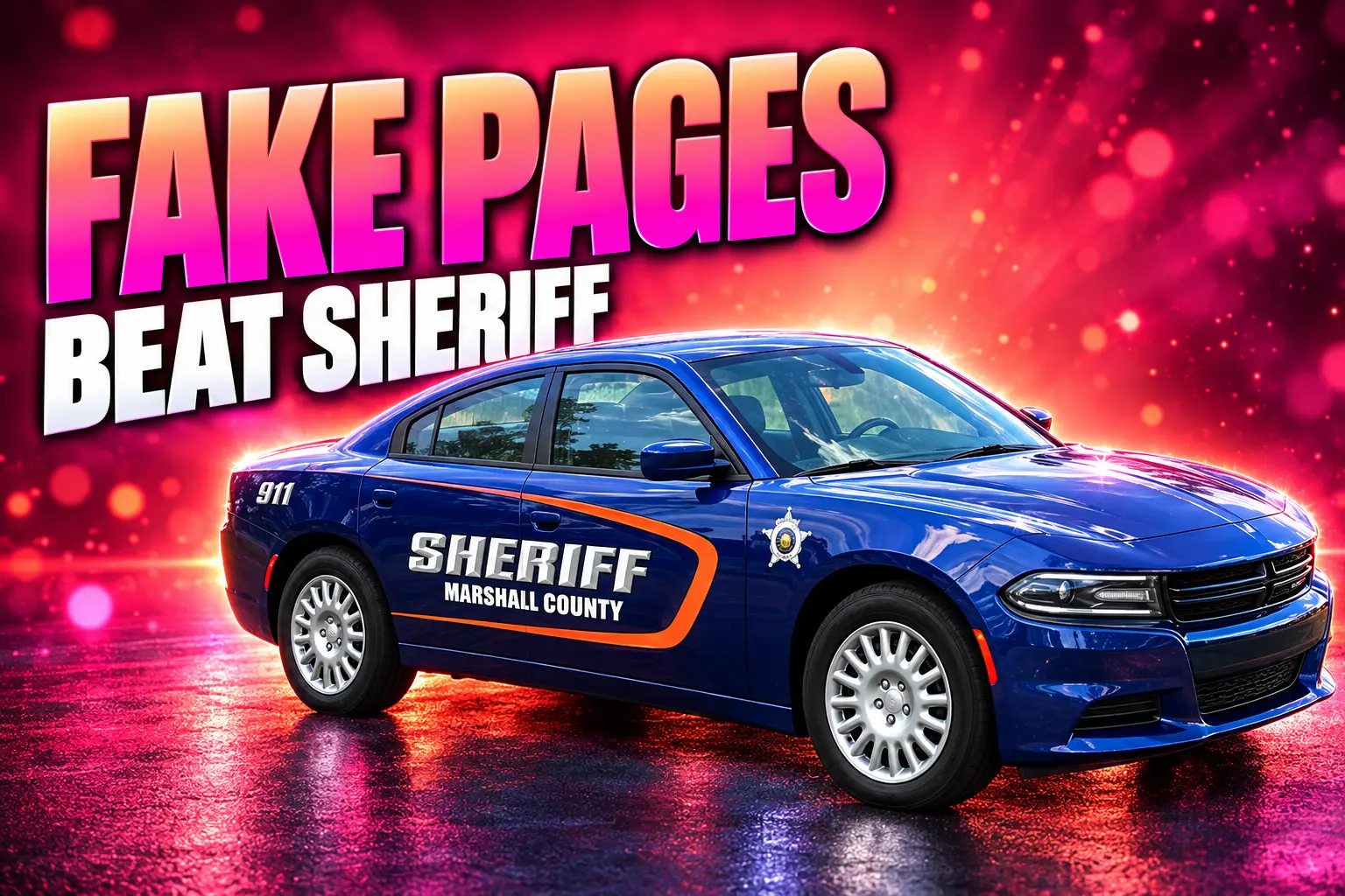 Marshall County sheriff AI fake pages beat office
