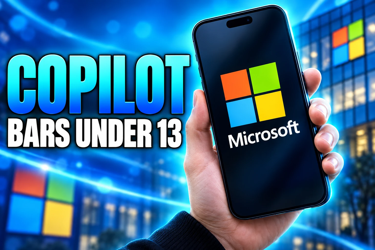 Microsoft Copilot under 13 sign-in age restriction