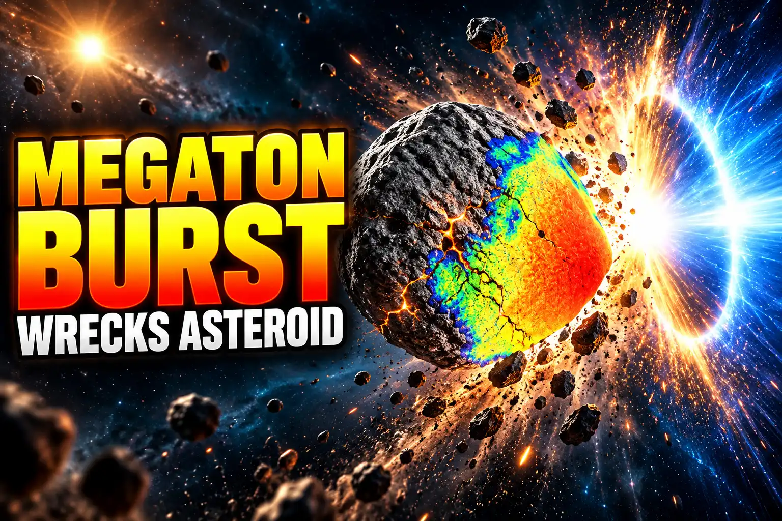 nuclear standoff blast asteroid disruption LLNL simulation