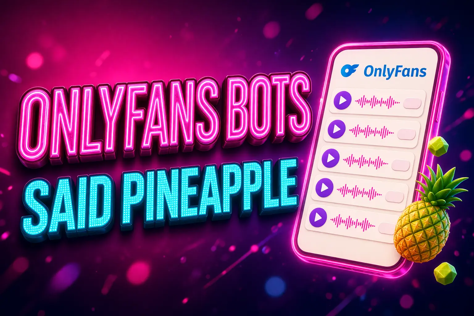 OnlyFans AI promoters X voice notes bot tests
