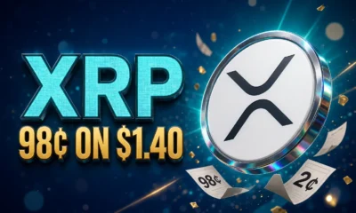 Robinhood XRP 9 a.m. prediction market $1.40