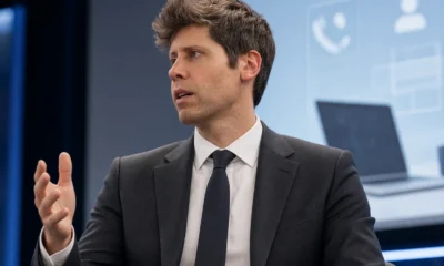 Sam Altman ChatGPT screen watching AI assistant vision