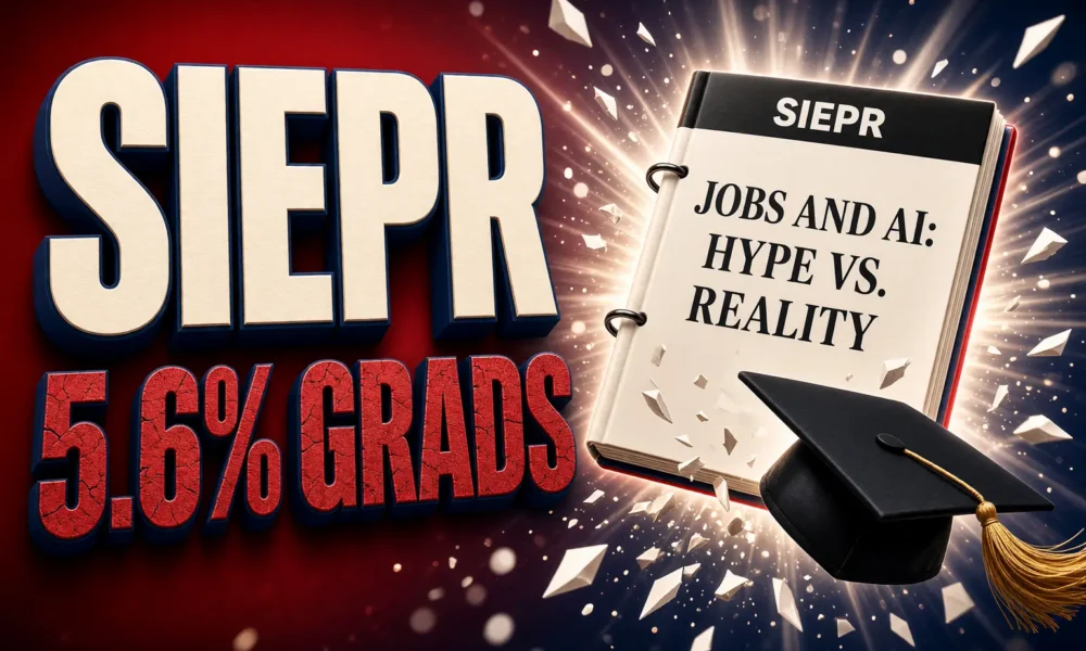 SIEPR AI jobs brief new graduate unemployment 5.6 percent