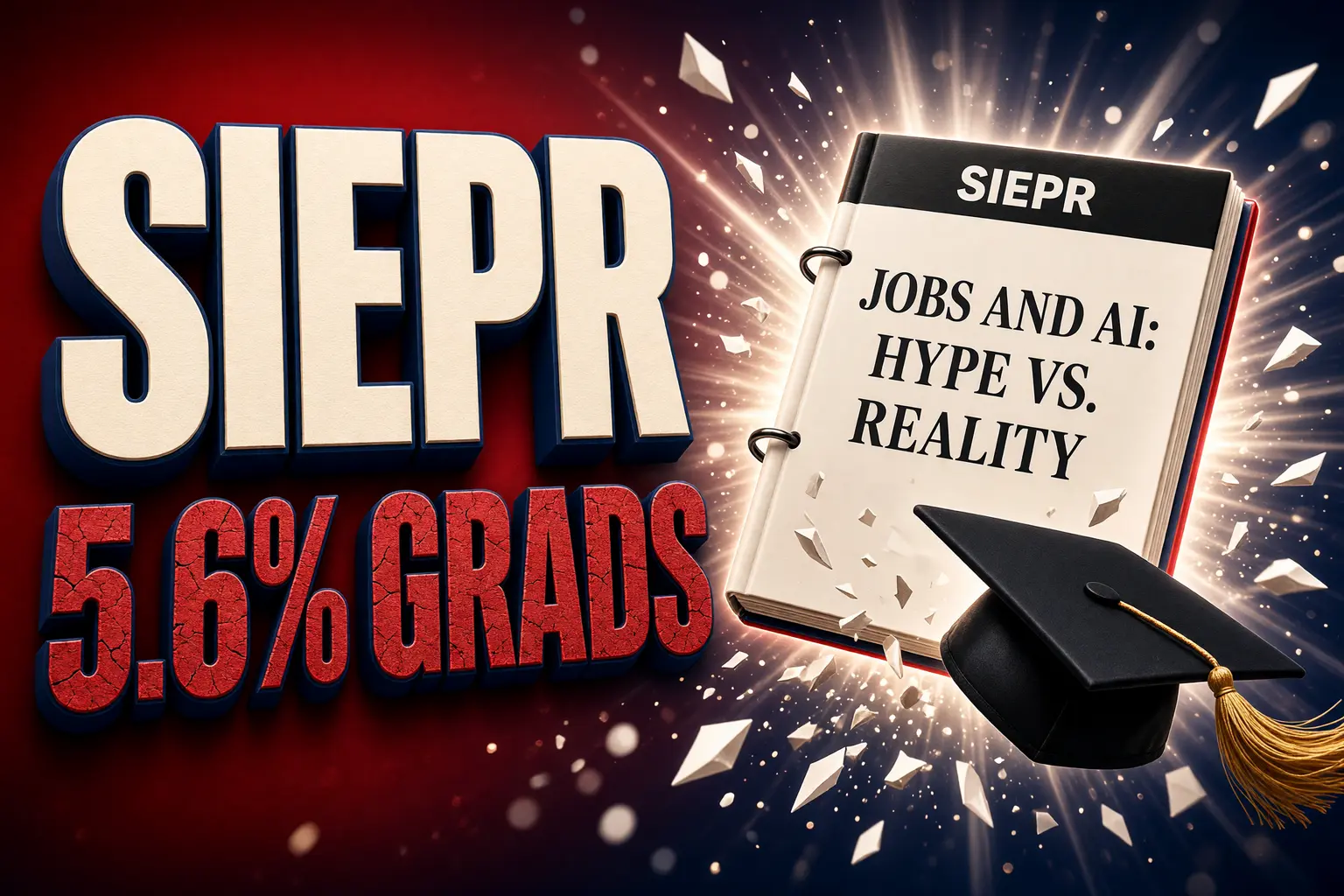 SIEPR AI jobs brief new graduate unemployment 5.6 percent