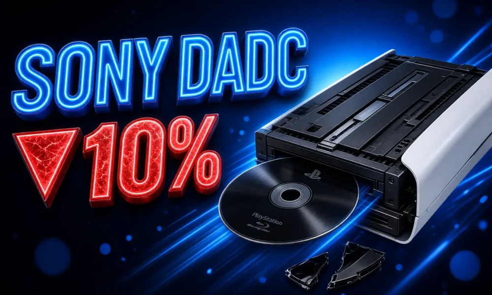 Sony DADC 10 percent disc volume drop 2028