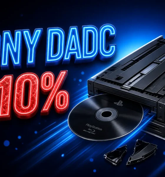 Sony DADC 10 percent disc volume drop 2028