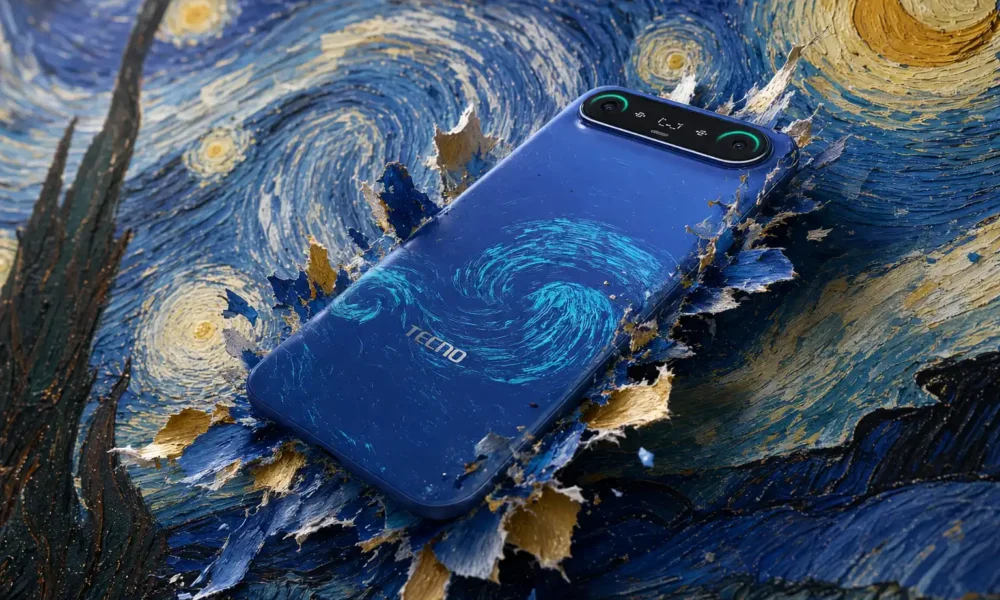 Tecno Camon Slim 5G Van Gogh Blue 6.39 mm launch