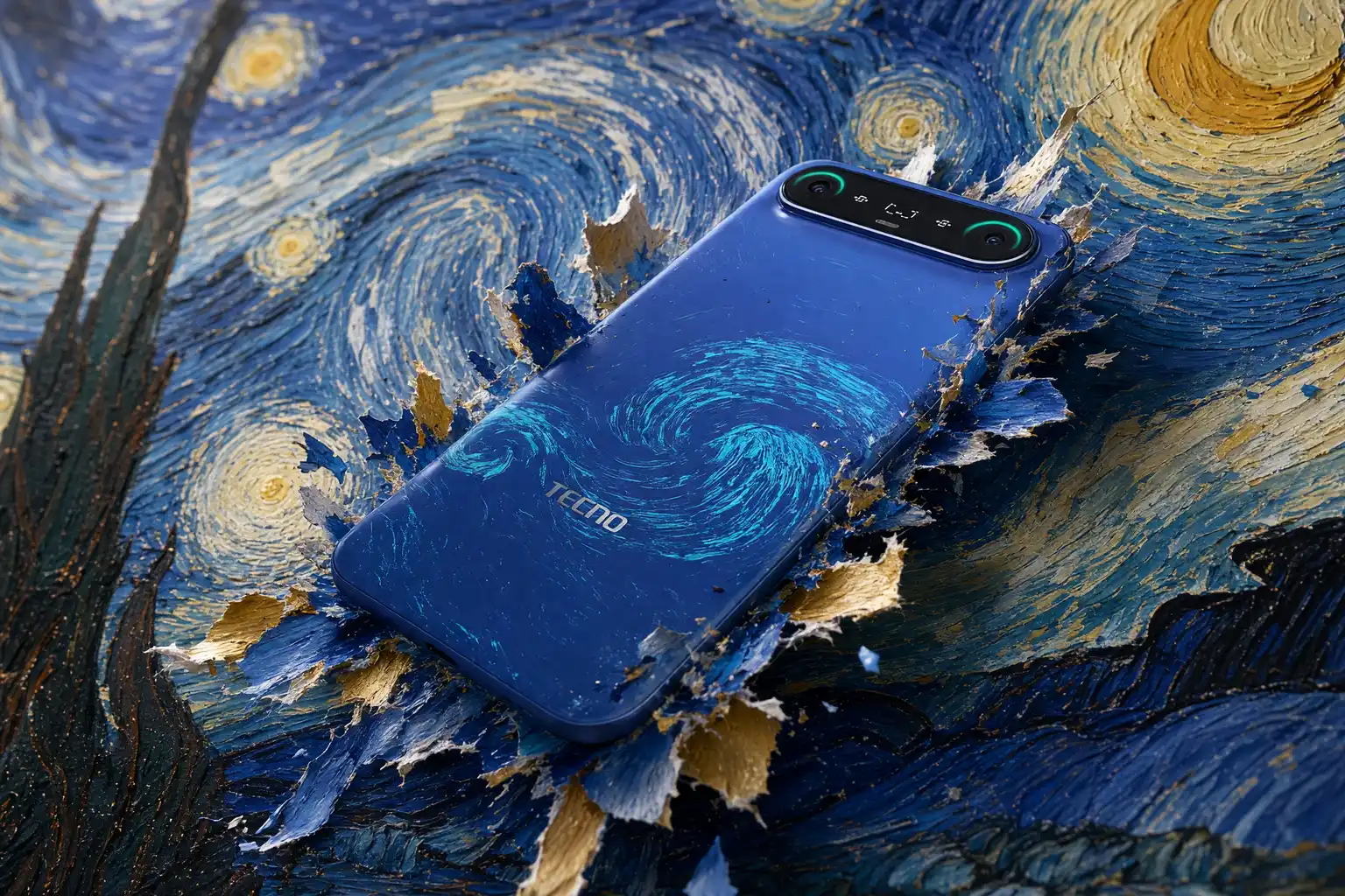 Tecno Camon Slim 5G Van Gogh Blue 6.39 mm launch