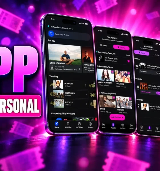 Ticketmaster app Watchlist personalized last-minute seats