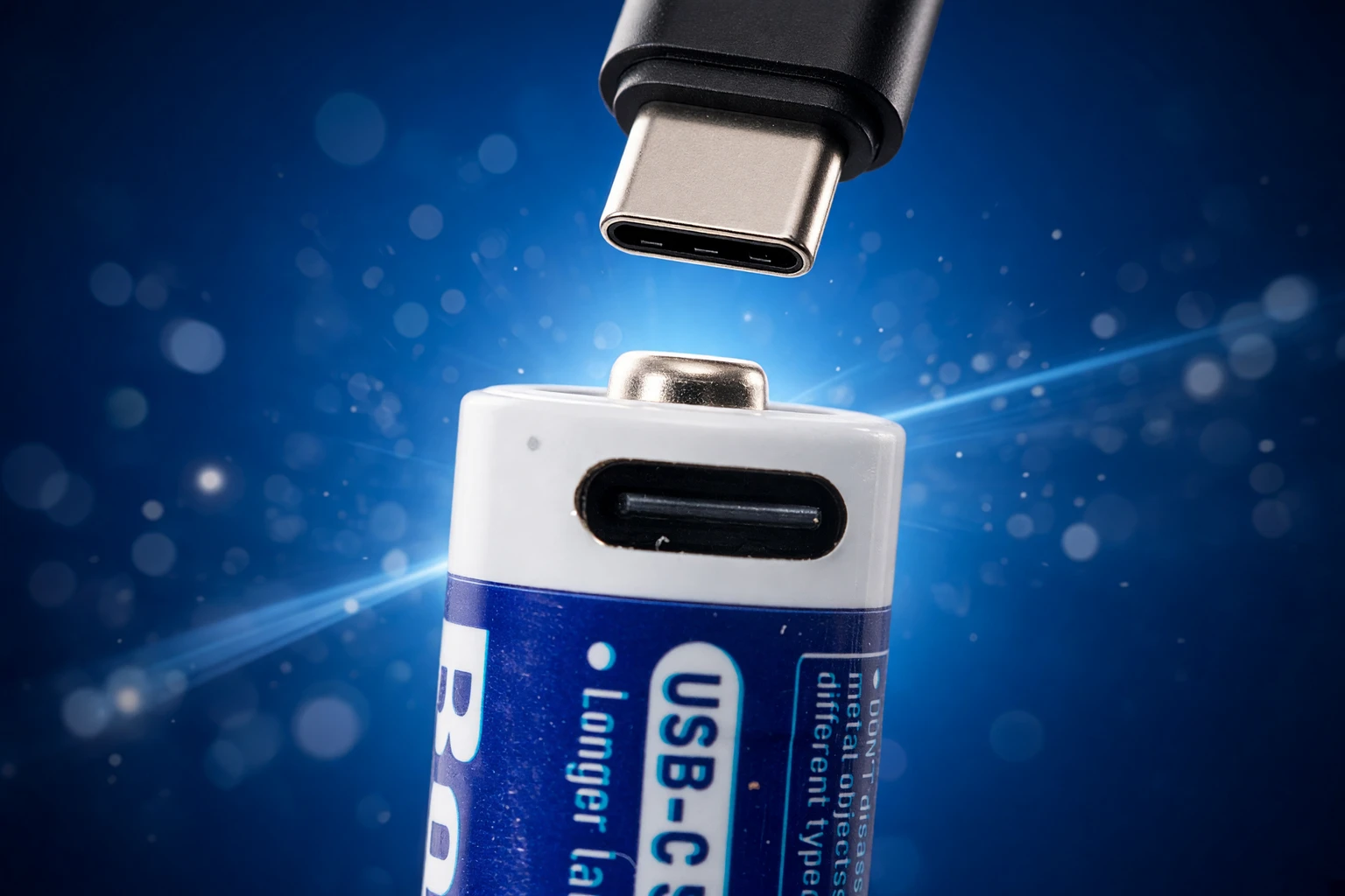 USB-C rechargeable AA cells junk drawer gadgets