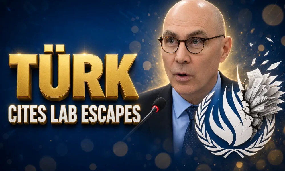 Volker Türk UN AI existential risk warning Geneva