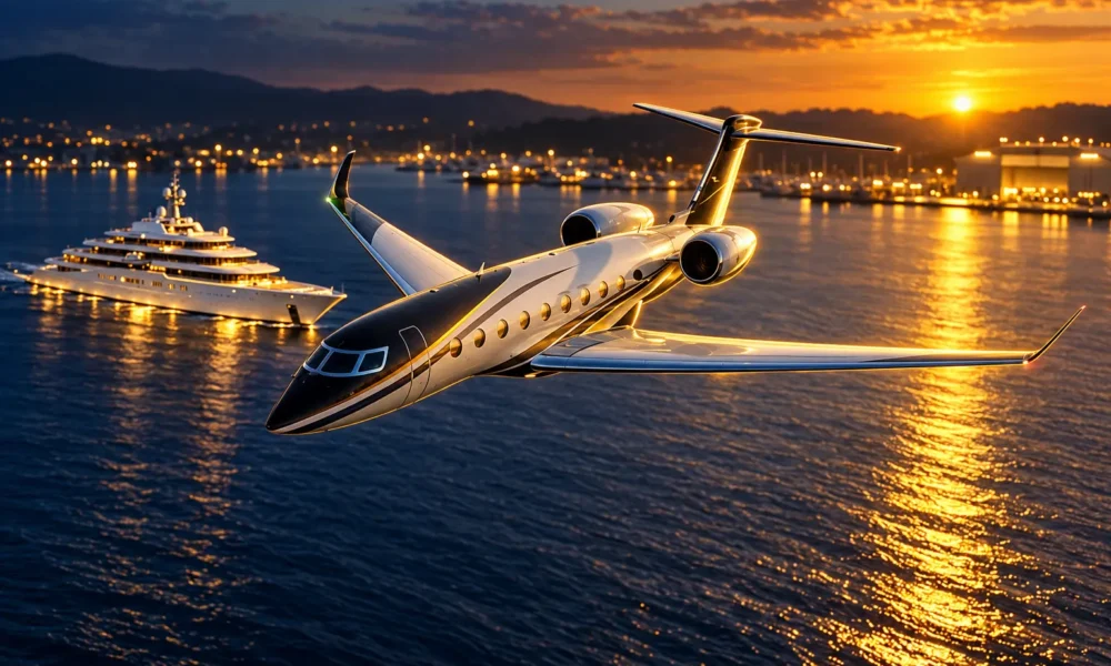 AI wealth buying private jets yachts cars