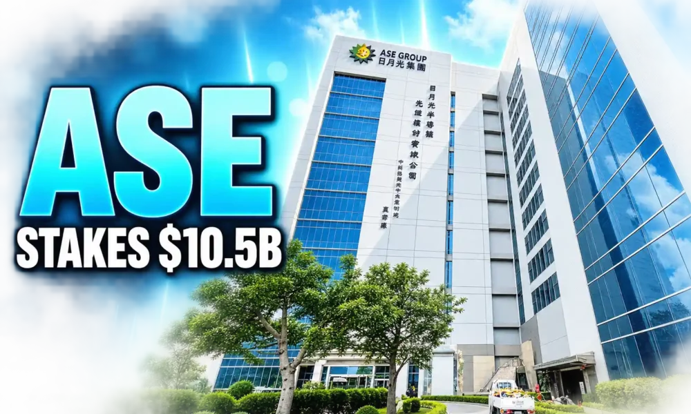 ASE raises 2026 capex to $10.5 billion AI packaging