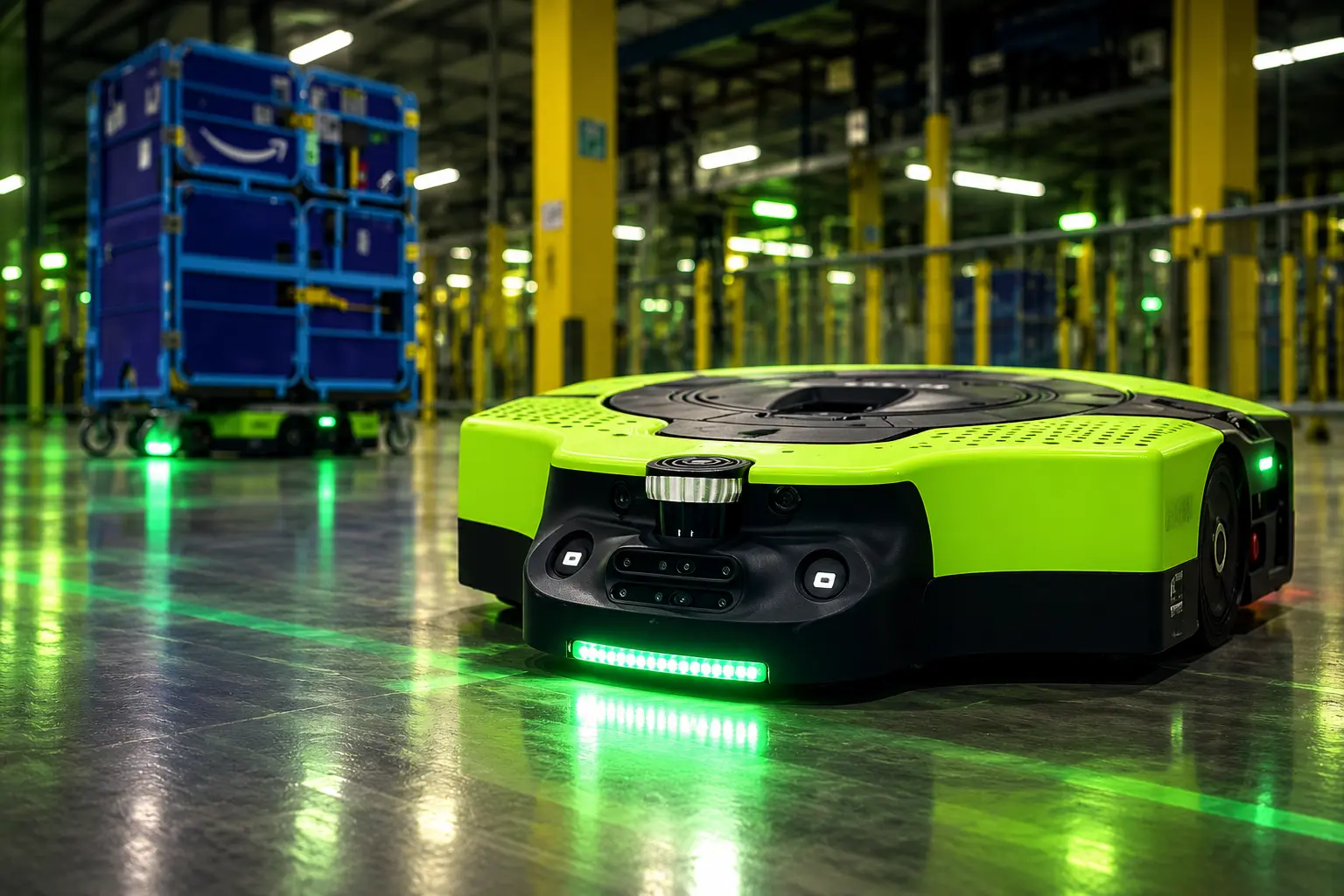 Amazon Proteus robot natural language Europe rollout