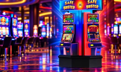 Aristocrat Safe Buster Baron Upright casino launch