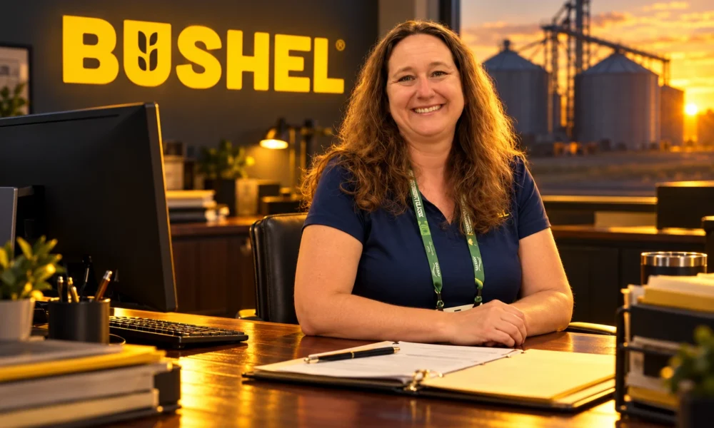 Bushel survey farm AI used in the office