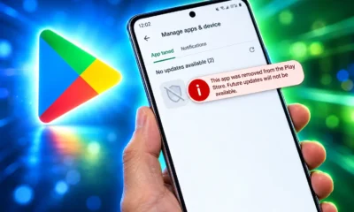Play Store warning when apps leave Google Play