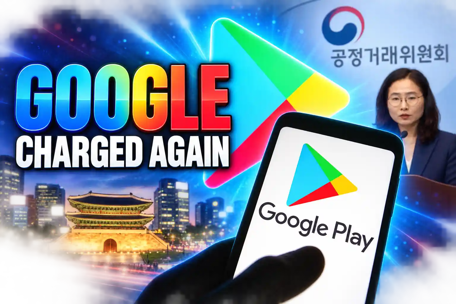 Google Project Hug KFTC app store charge Korea