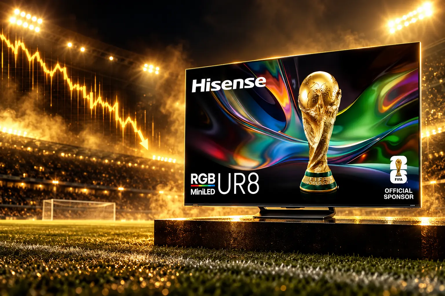 Hisense RGB MiniLED World Cup share drop 42.9