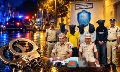 Bandlaguda police arrest four in ₹7 lakh snatch
