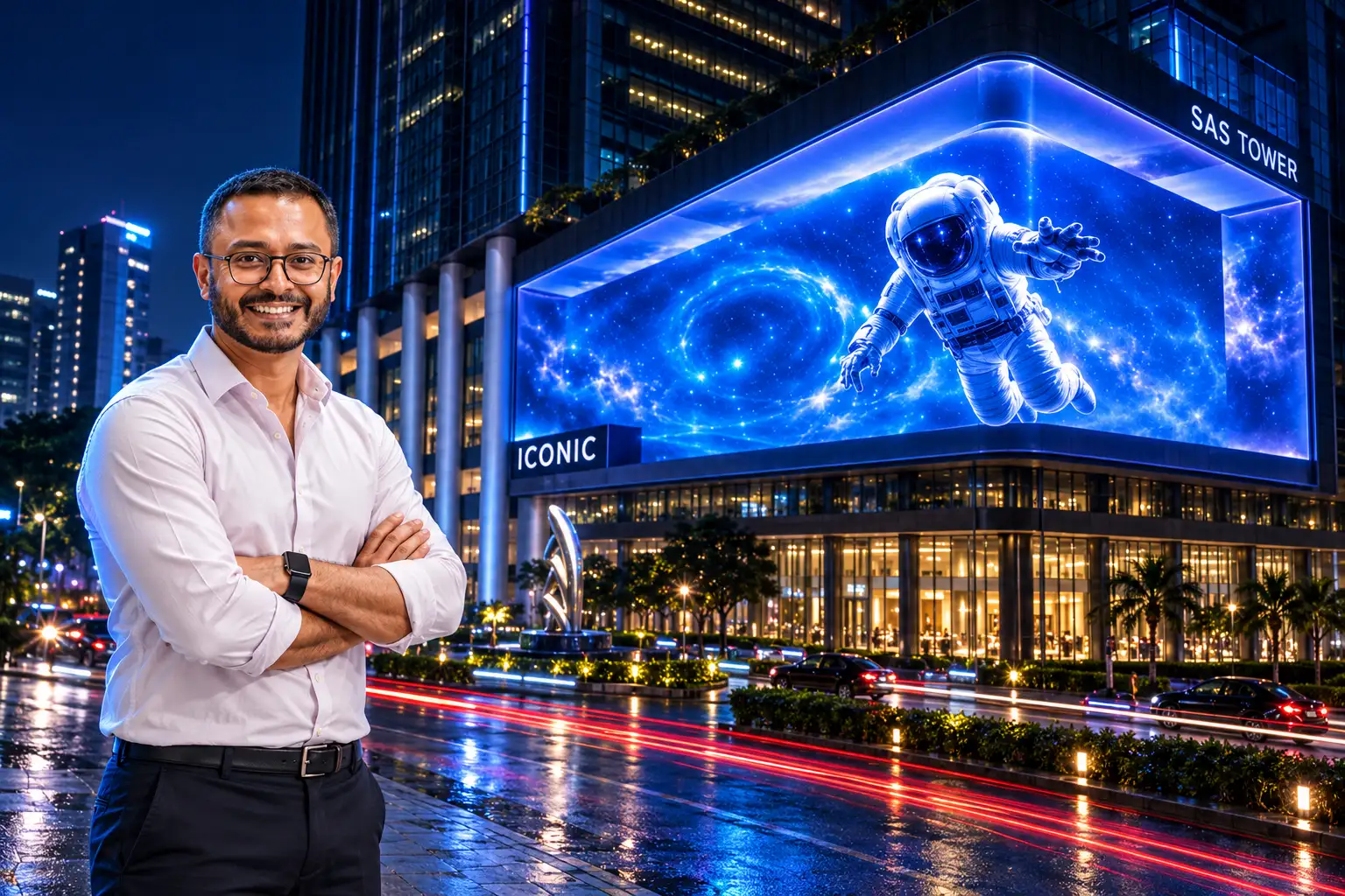 Hyderabad SAS iTower 8K DOOH digital screen