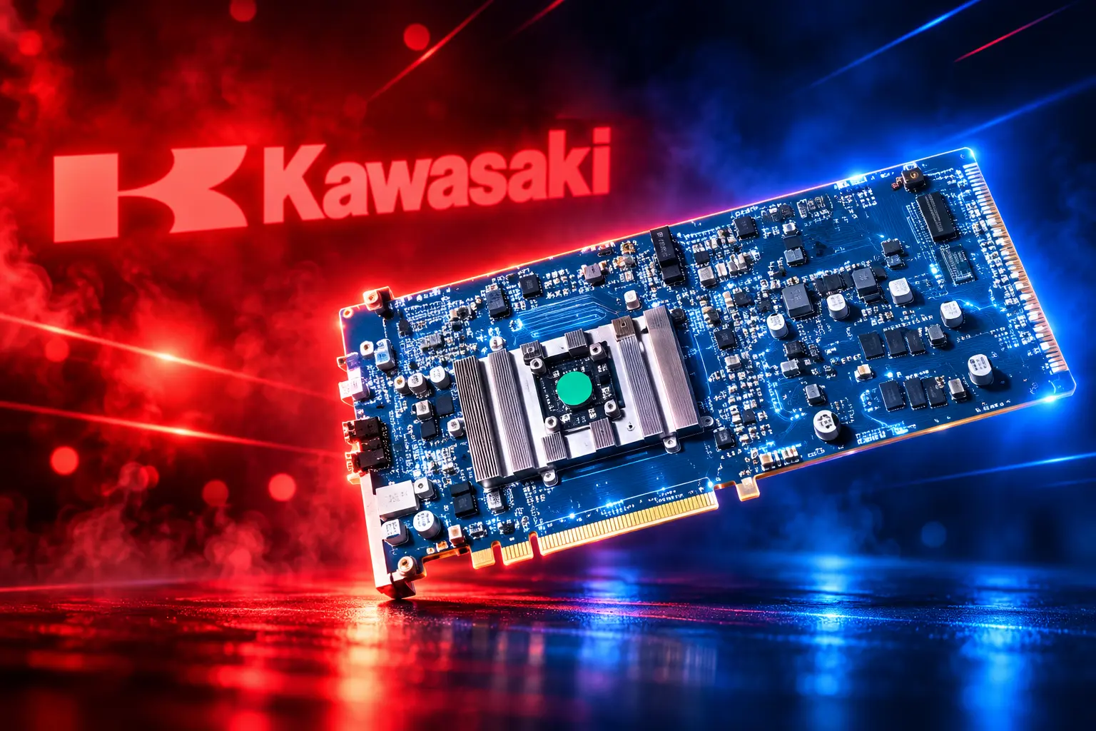 Kawasaki EdgeCortix aerial defense chip agreement