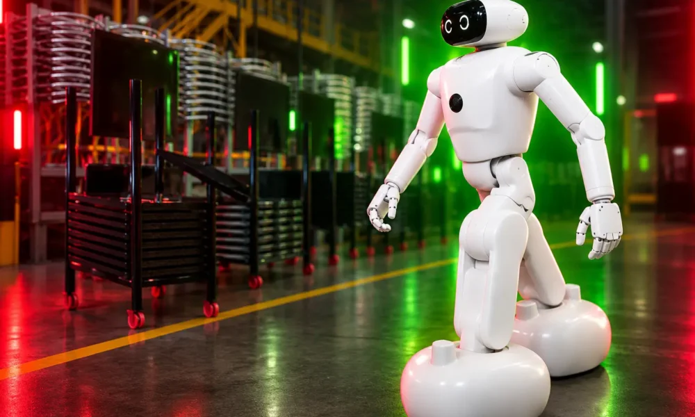 LG NVIDIA AI factory robot data lab
