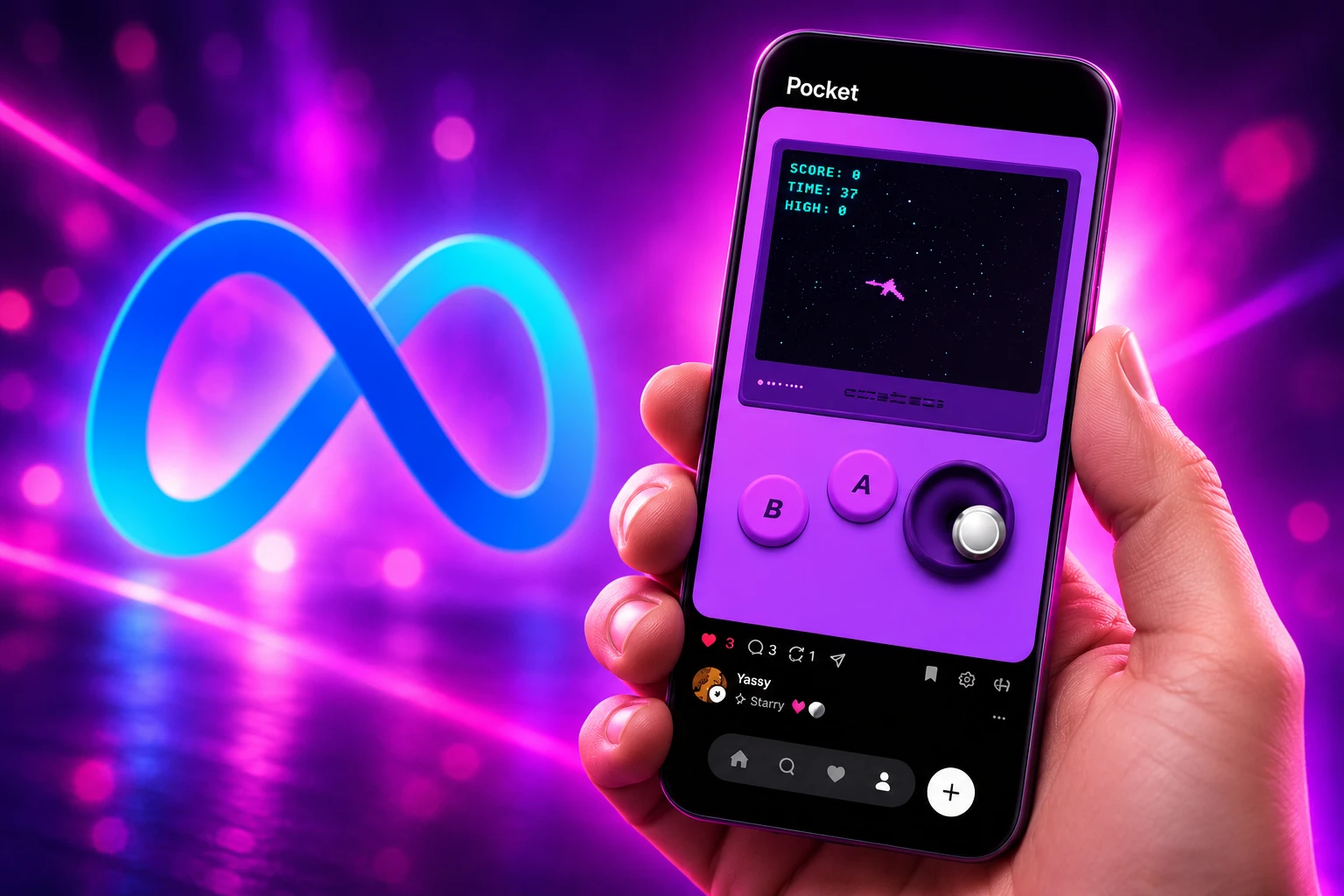 Meta Pocket AI app builds games from prompts