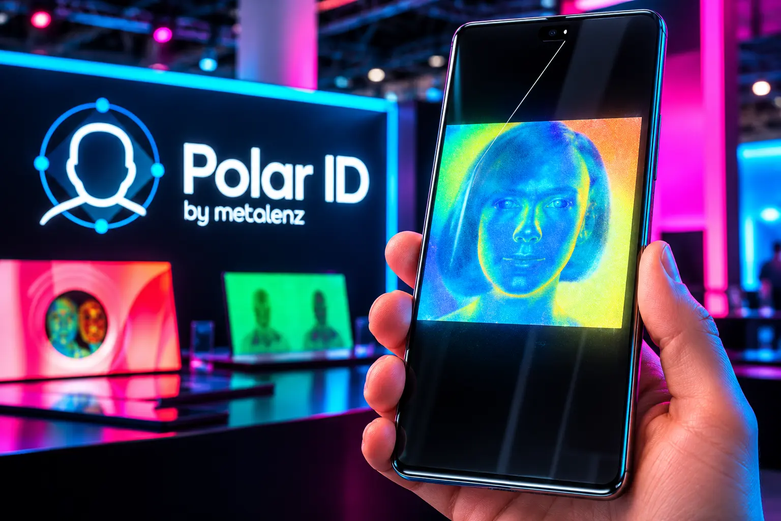 Metalenz Polar ID under-display camera for face authentication