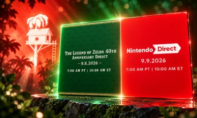 Nintendo Zelda 40th Direct split September 8