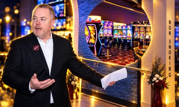 Palms Casino 7300-square-foot non-smoking slot room