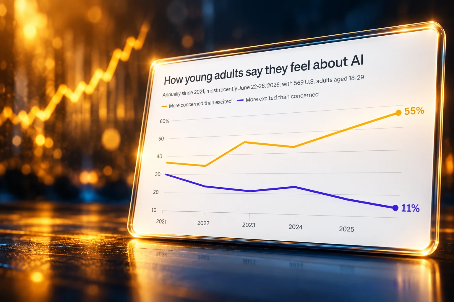 Pew survey under 30 more concerned than excited about AI