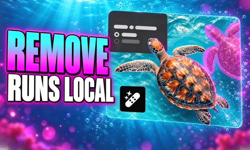 Photoshop 27.7 Remove tool runs locally on GPU