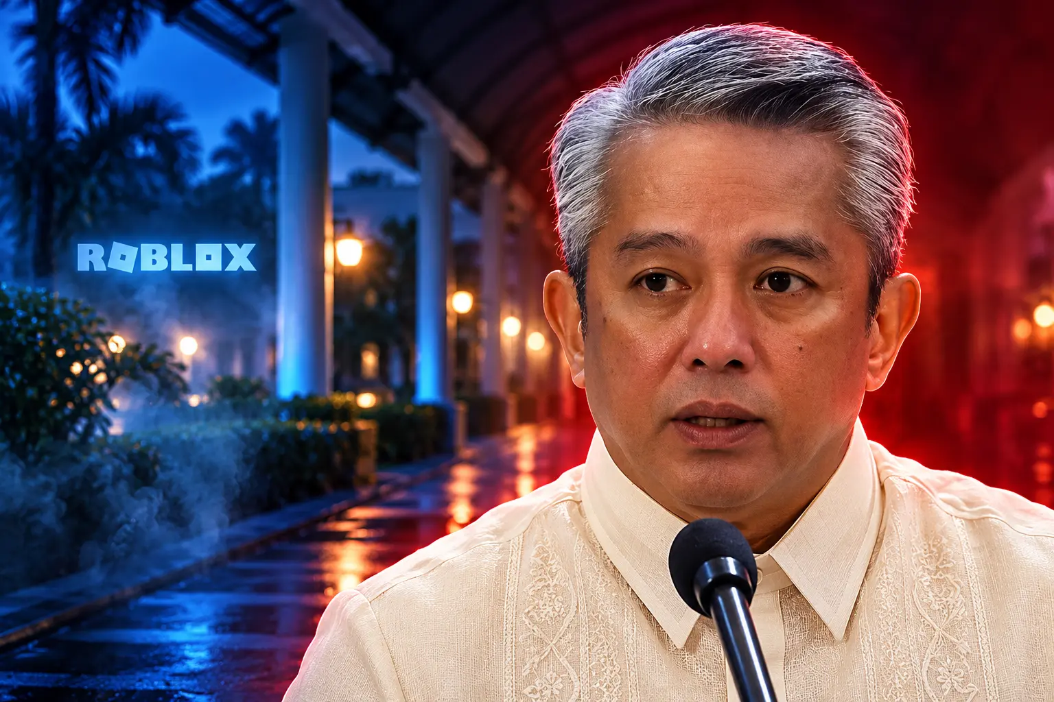 Remulla Roblox chat radicalization Zamboanga school shooting