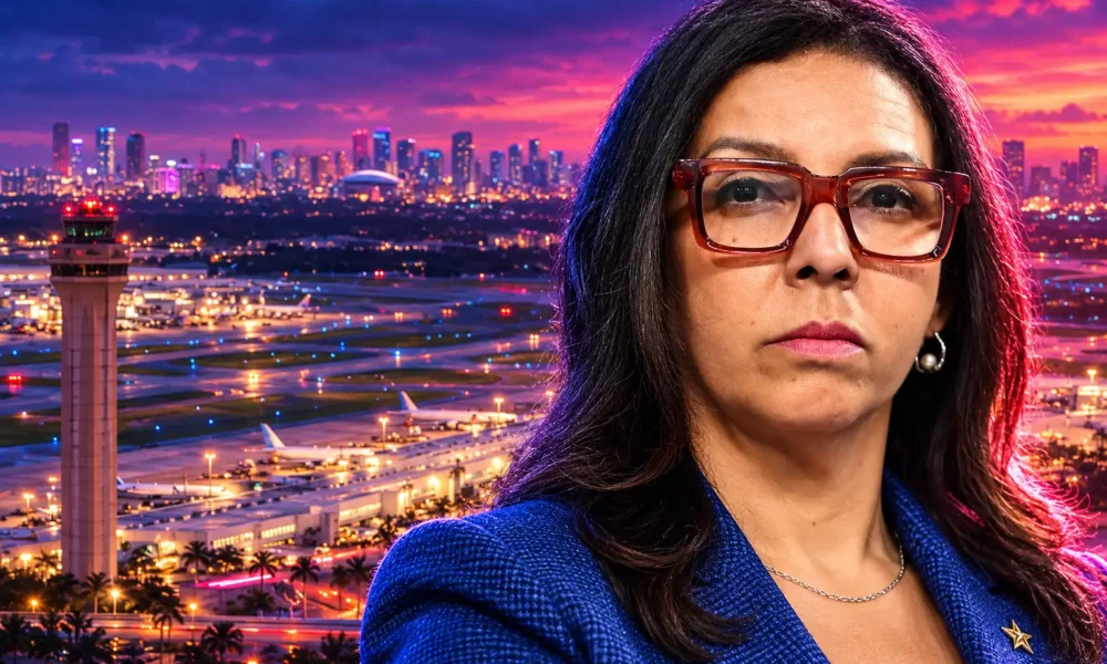 Rosie Cordero-Stutz rejects Vice City airport rebrand
