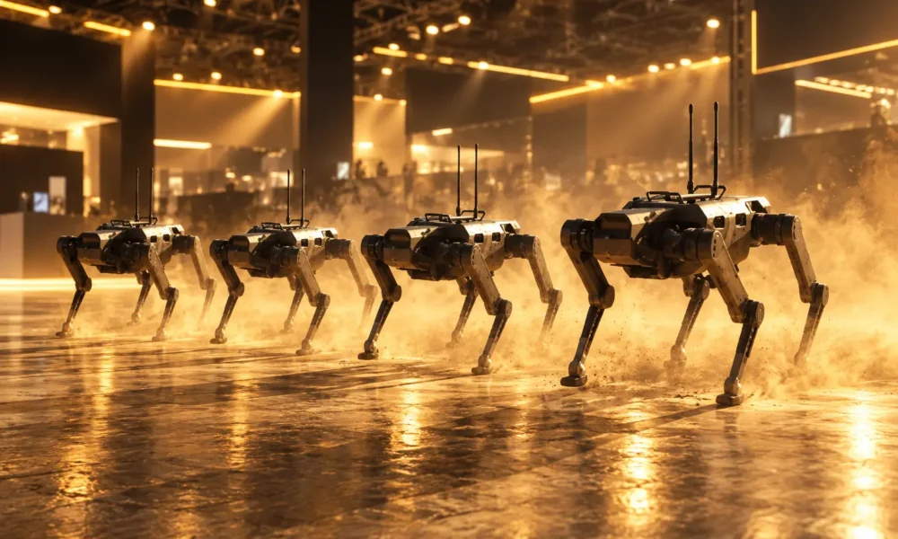 Shifters one operator supervises robot teams Eurosatory