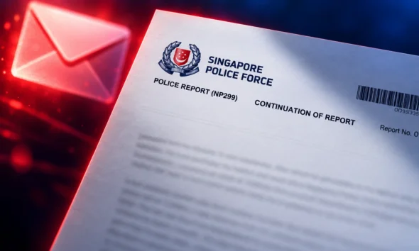 Singapore Police Force crypto inbox rules warning
