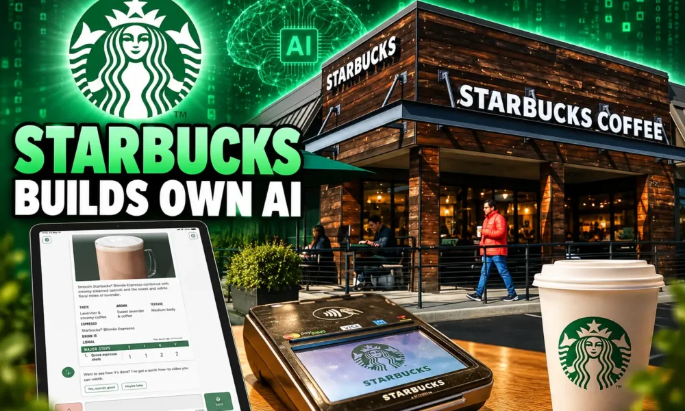 Starbucks builds own AI to replace Microsoft IBM