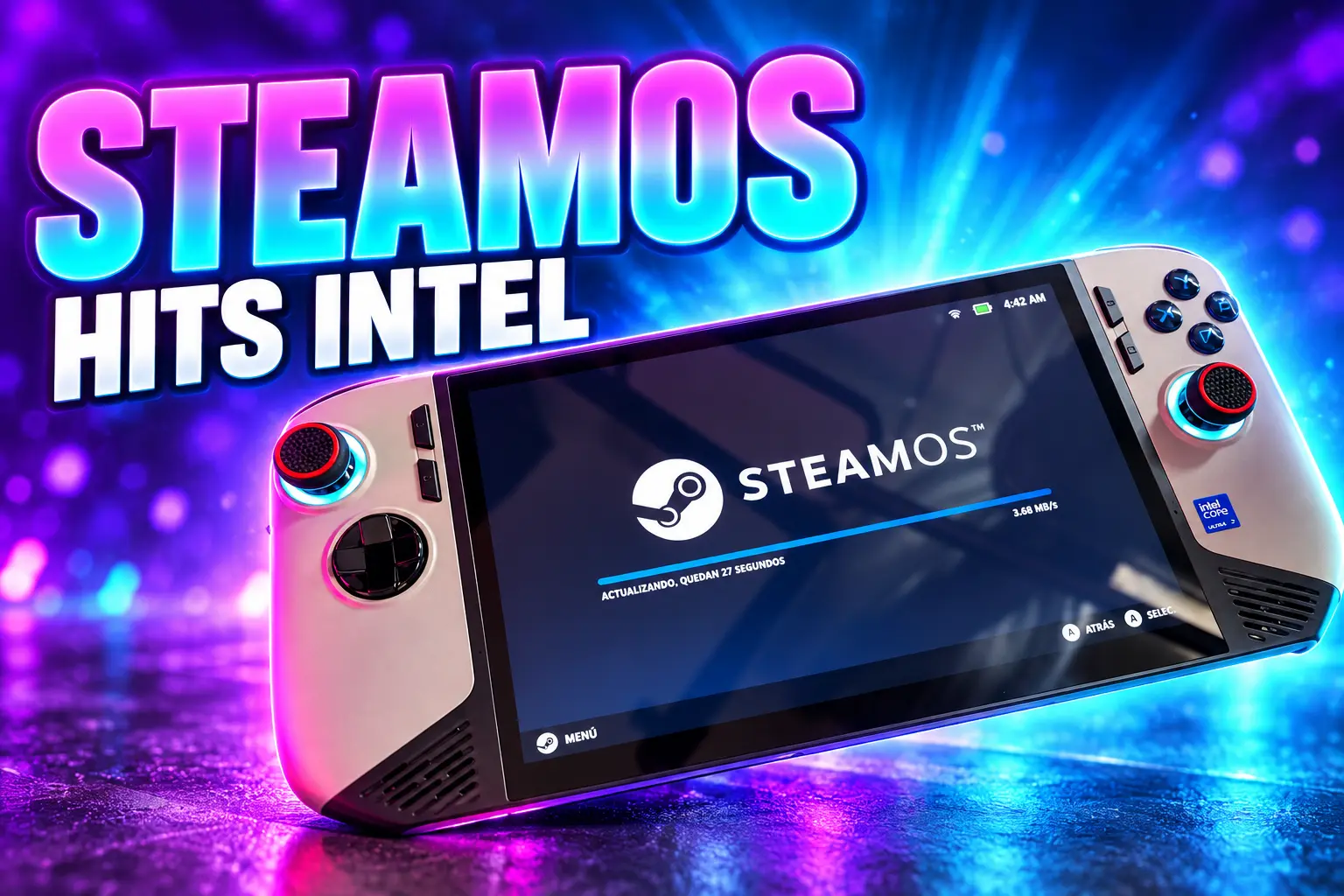 Valve SteamOS Intel handheld firmware MSI Claw