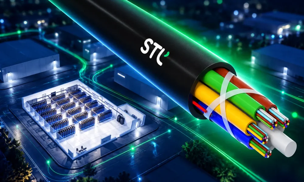 Sterlite $1.11 billion AI data center fiber award