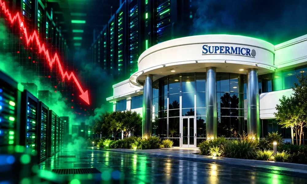 Super Micro falls 28% after $7 billion raise