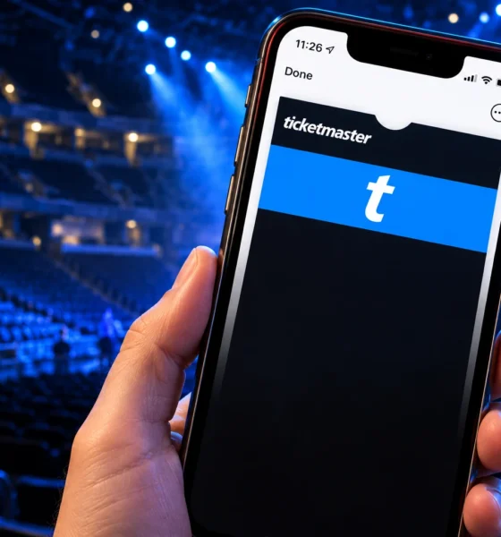 Ticketmaster personalized app Watchlist empty seats