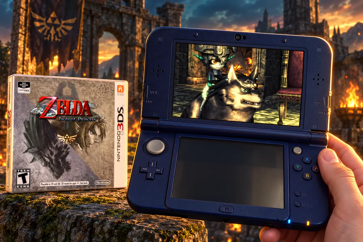 Twilight Princess 3DS port Wolf Link Midna update
