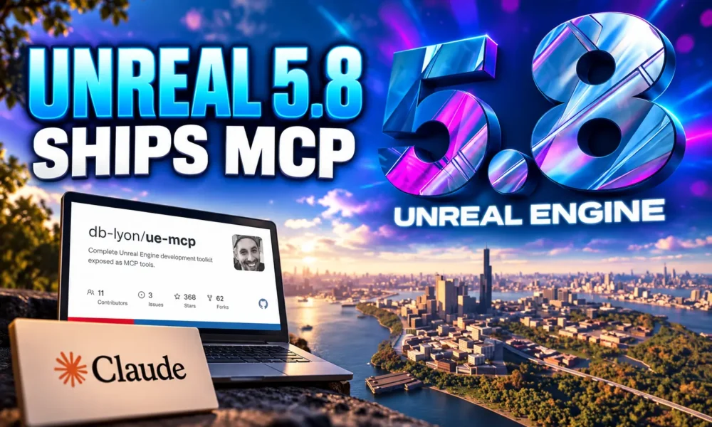 Unreal Engine 5.8 ships local MCP server