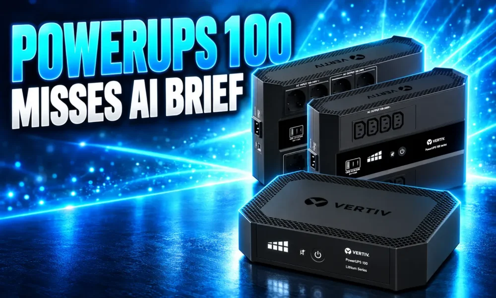Vertiv PowerUPS 100 210W lithium UPS EMEA